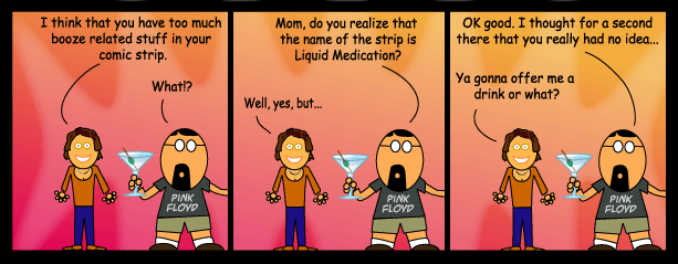 too much booze